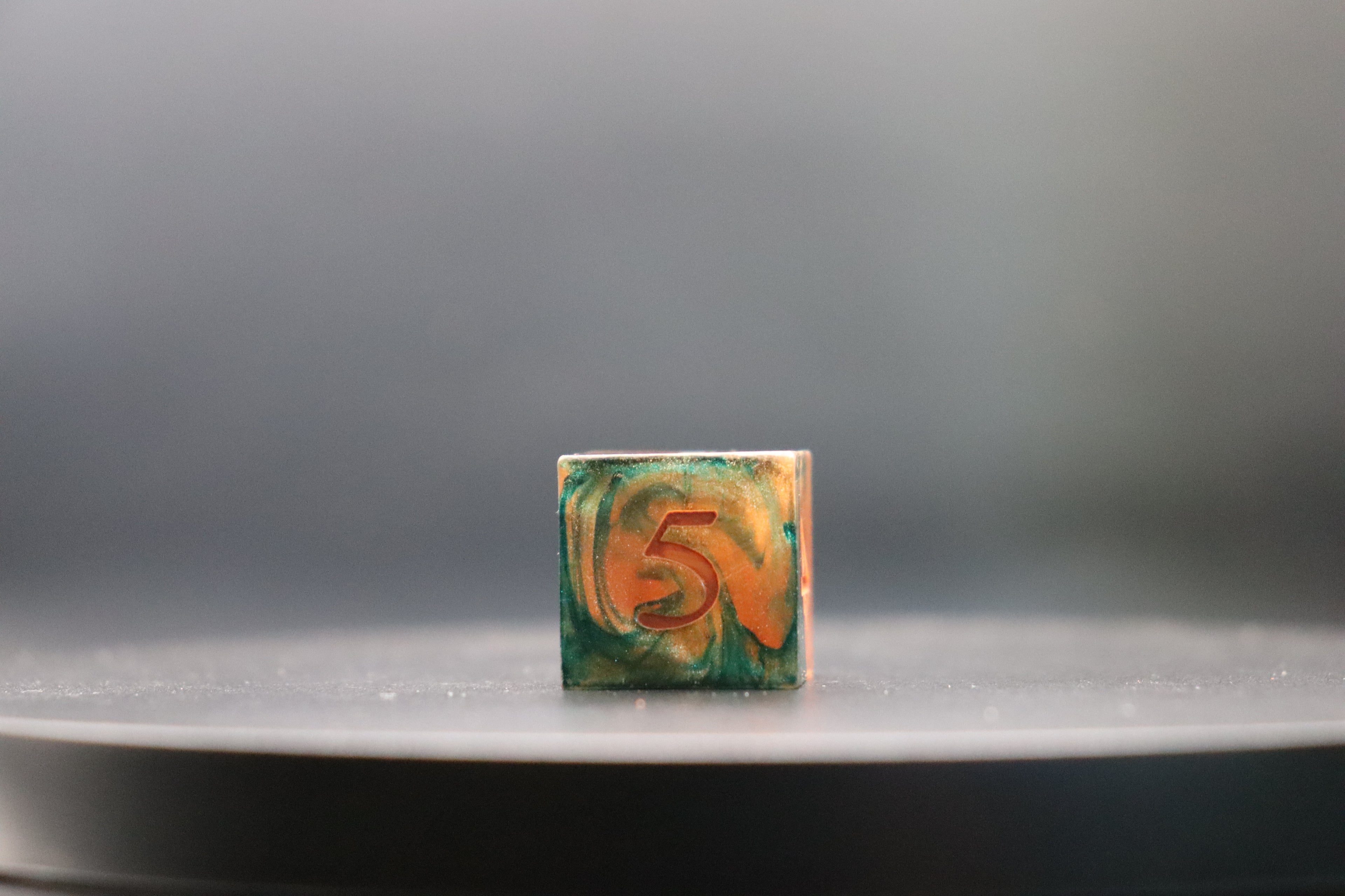Oxidizing Copper Dice