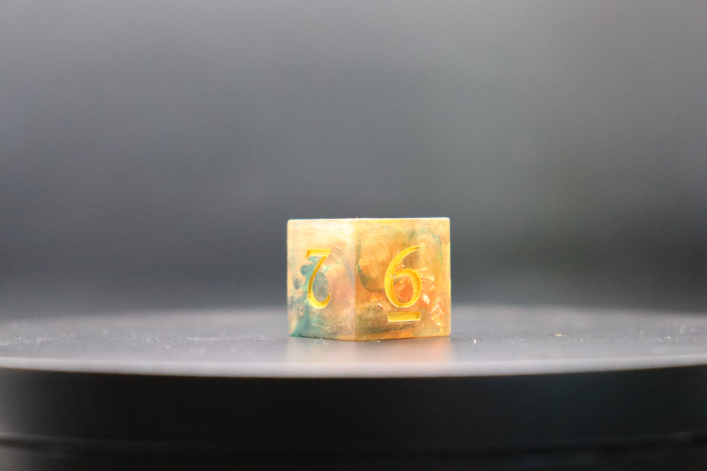 Molten Copper Dice