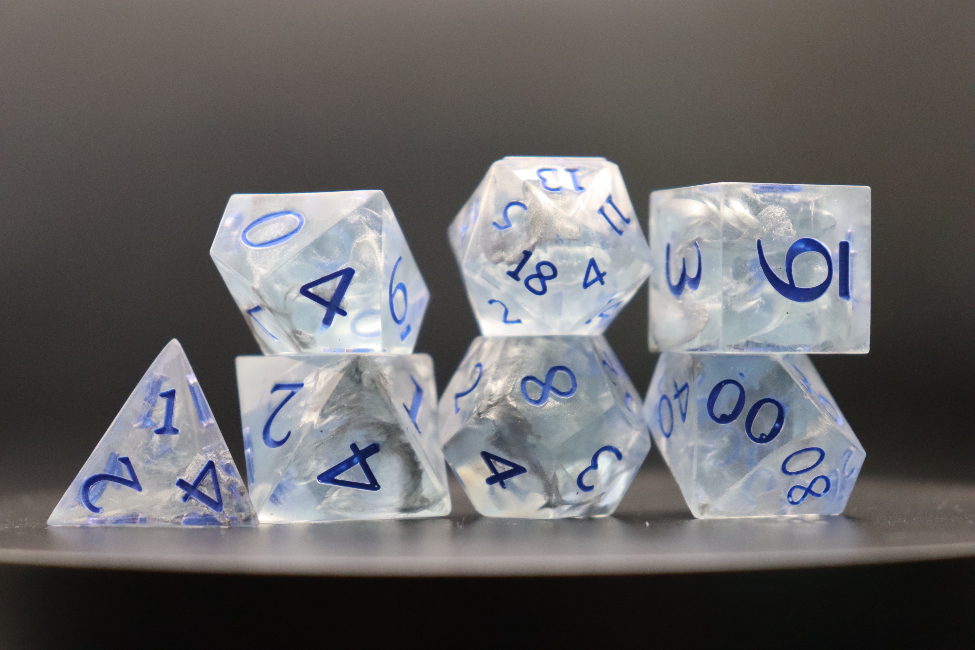 Silver Bulb Dice