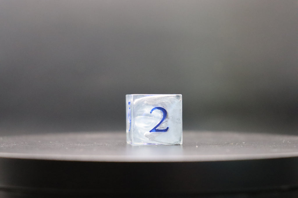 Silver Bulb Dice