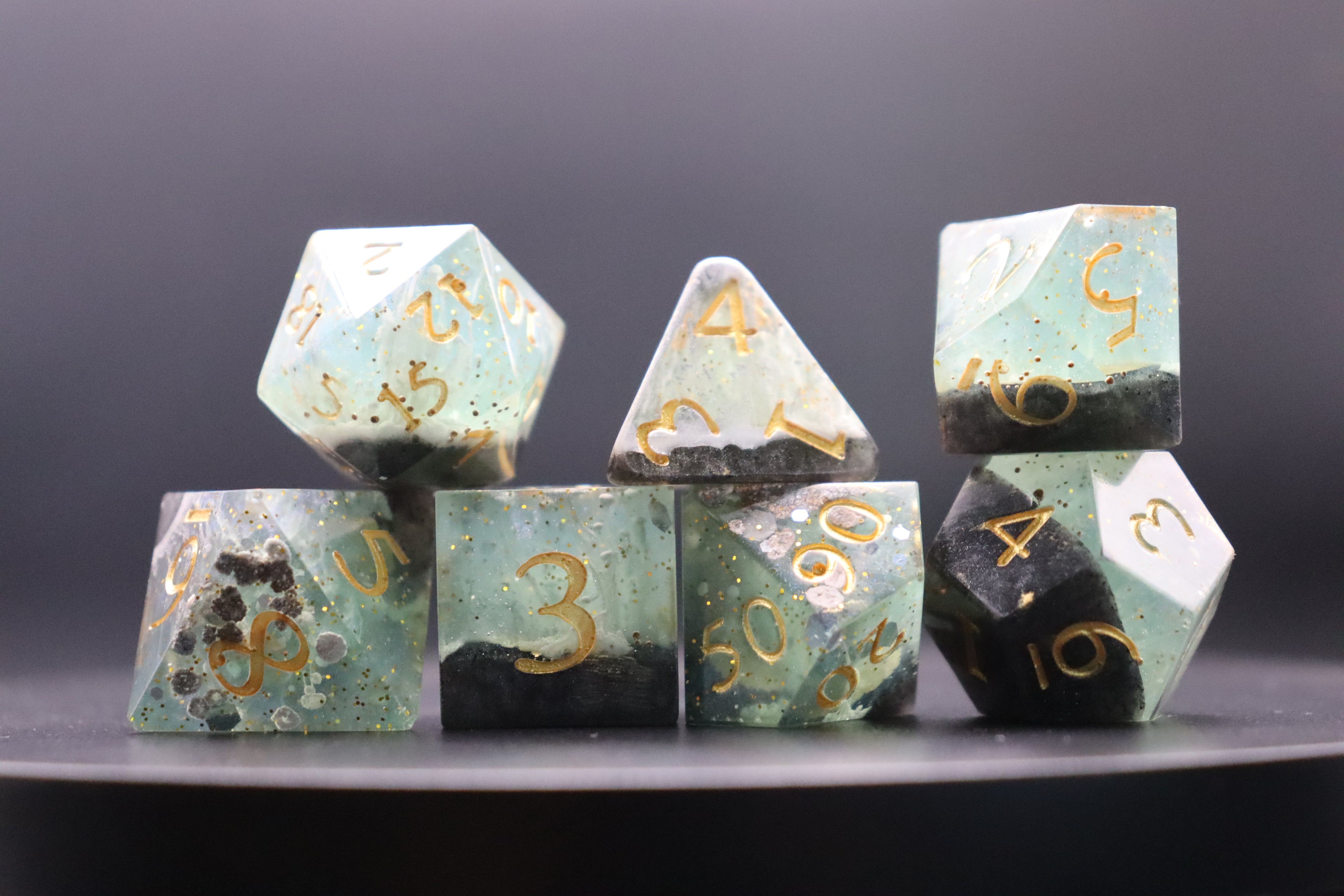 Verdant Obsidian Dice