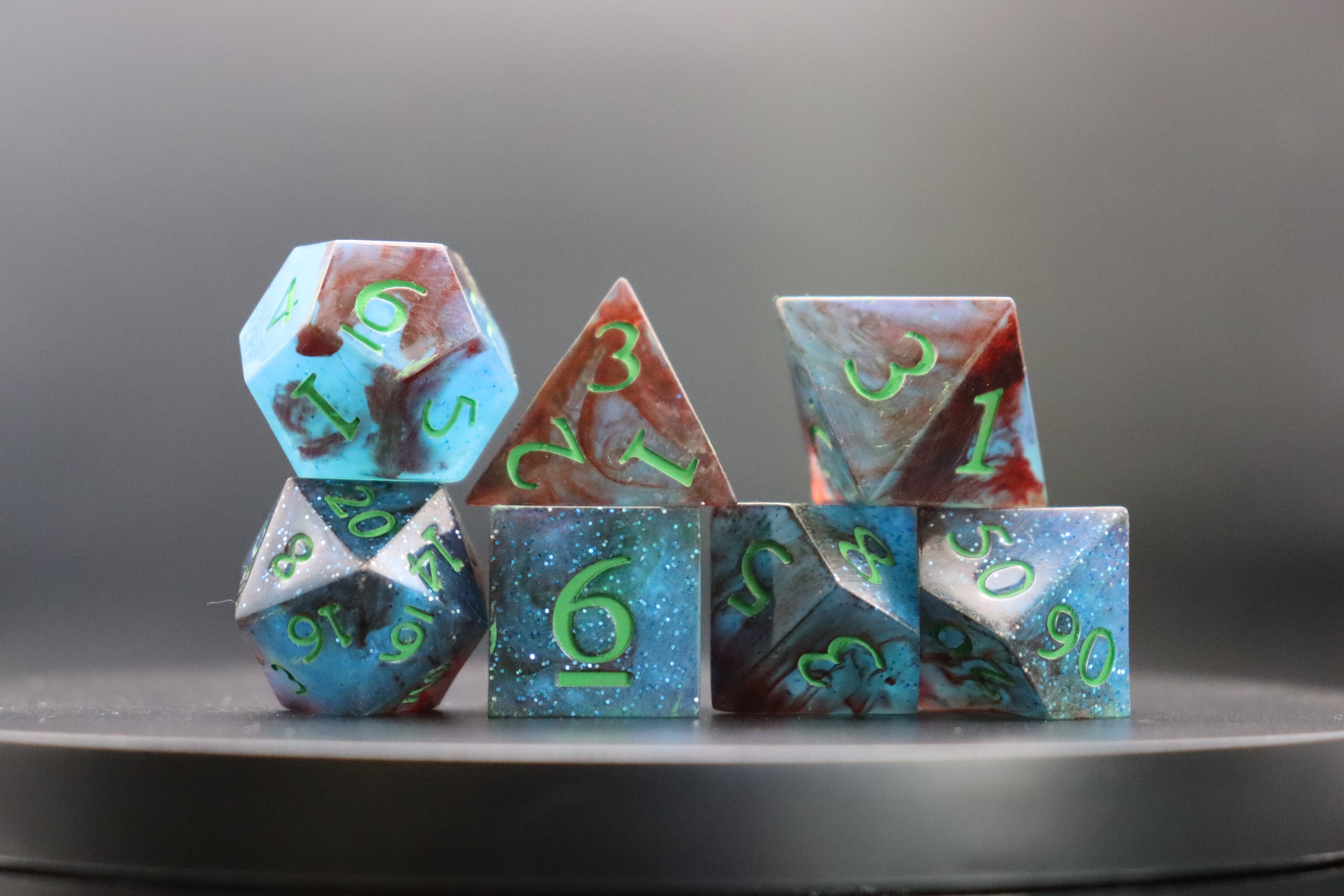 Venom Glass Dice